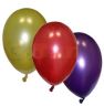 Balony metaliczne „10” Różnokolorowe